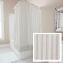 Gray Ticking Stripes | Farmhouse Bath Decor Shower Curtain
