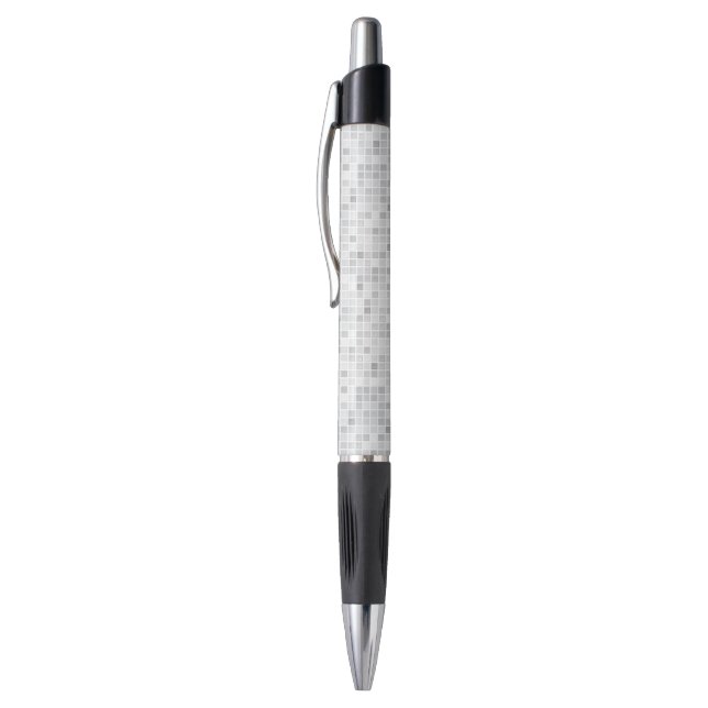 Gray Tiles Pattern Pen (Top (Vertical))