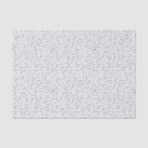 Gray Tiles Pattern Tissue Paper