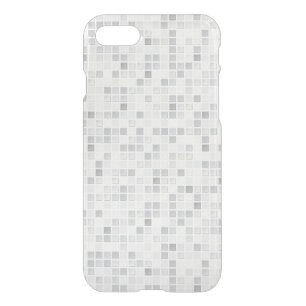 Gray Tiles Pattern iPhone SE/8/7 Case