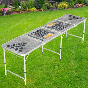 Gray Timber Brew Battle Champions Team Names Beer Pong Table