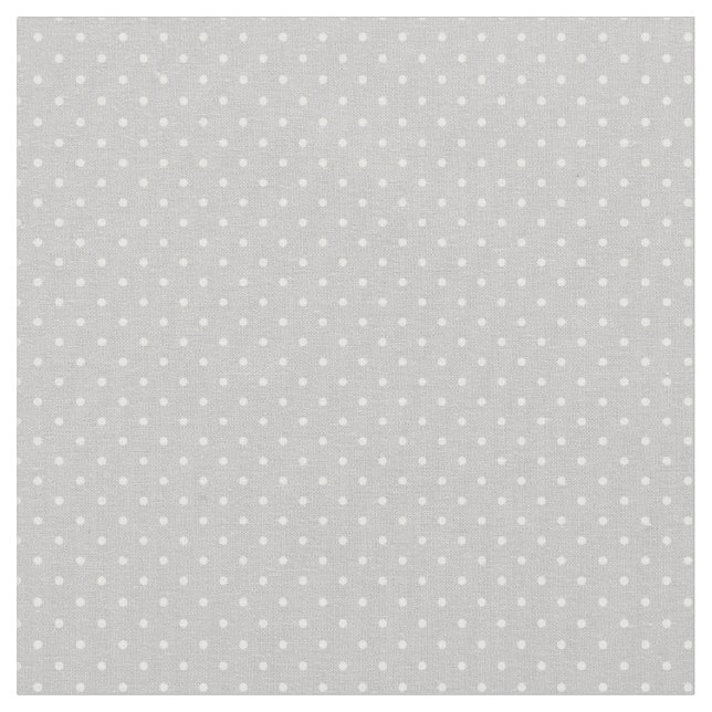 Gray Tiny Dots Fabric (Close Up)