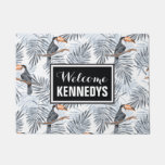 Gray Toucan | Add Your Name Doormat