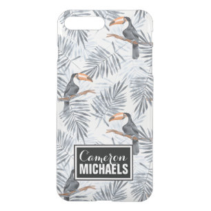Gray Toucan Add Your Name iPhone 8 Plus/7 Plus Case