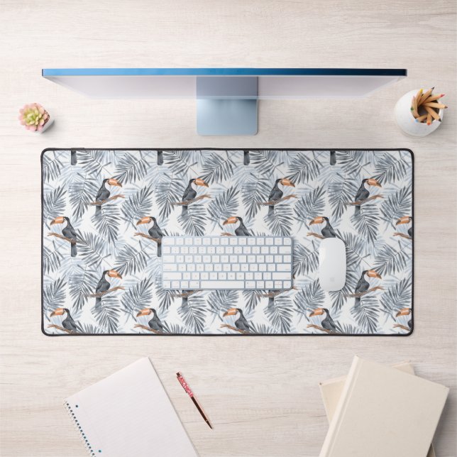 Gray Toucan Desk Mat (Office 1)