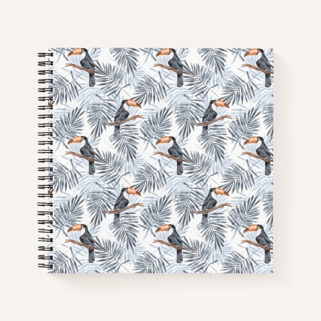 Gray Toucan Notebook (Front)
