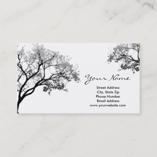 Gray Trees Business Cards