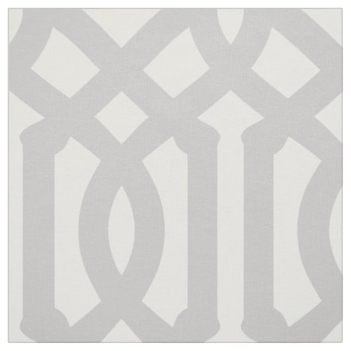 Gray Trellis Large Scale Fabric