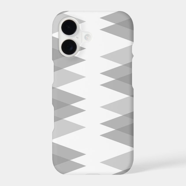 Gray triangles Case-Mate iPhone case (Back)