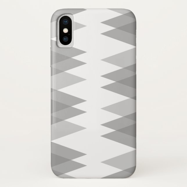 Gray triangles Case-Mate iPhone case (Back)