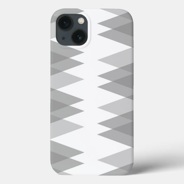 Gray triangles Case-Mate iPhone case (Back)
