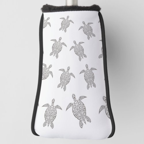 Gray Turtles Pattern Golf Head Cover