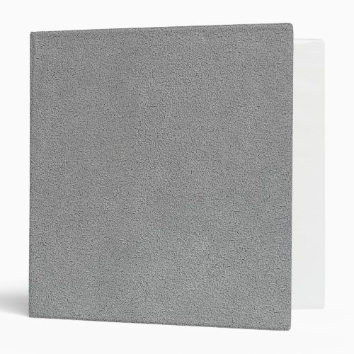 Gray Ultrasuede Look Binder