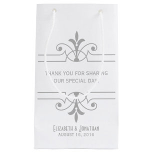 Gray v2 Fancy Ornamental Gift Bag