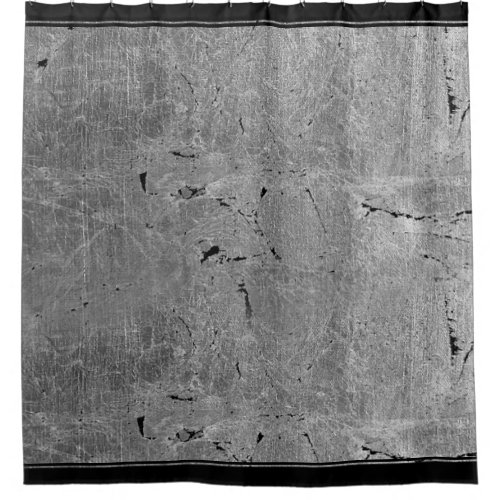 Gray Vintage Grungy Concrete Texture Shower Curtain