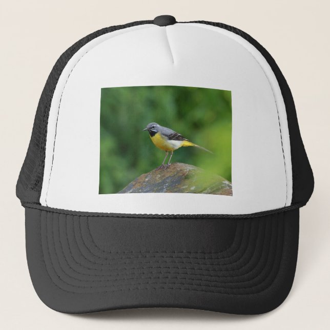 Gray Wagtail - bird Trucker Hat (Front)