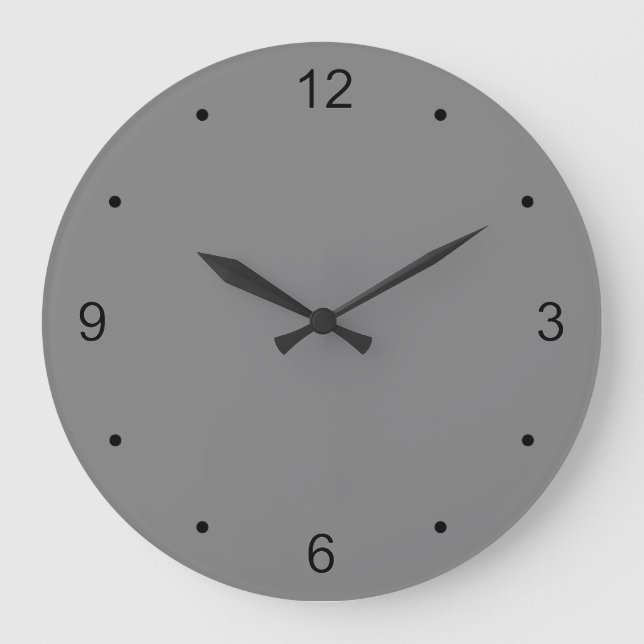 Gray Wall Clock (Front)