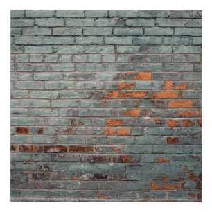 Gray wall paint faux canvas print