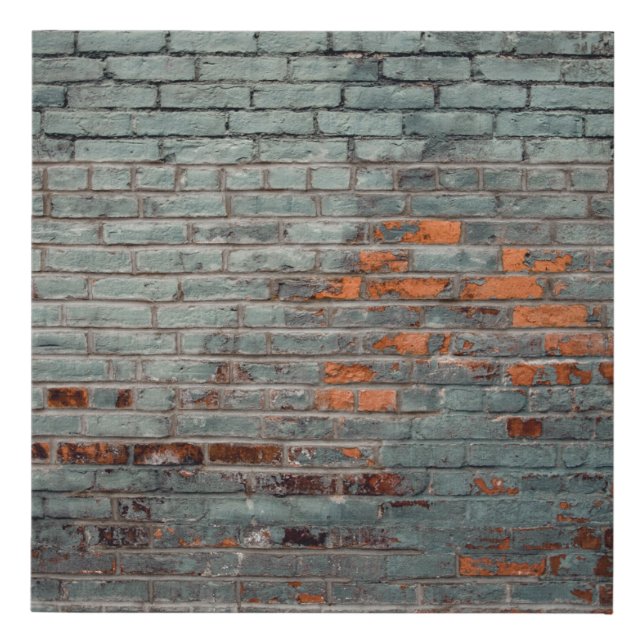 Gray wall paint faux canvas print (Front)