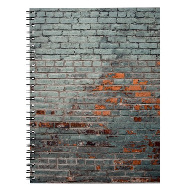 Gray wall paint notebook (Front)
