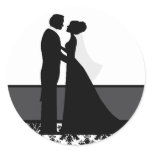 Gray Wedding Couple Seals