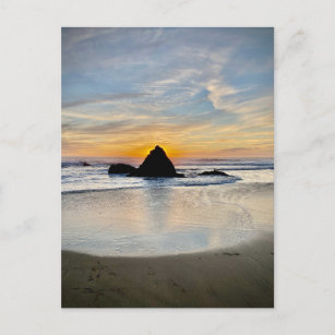 Gray Whale Cove State Beach, California Postcard