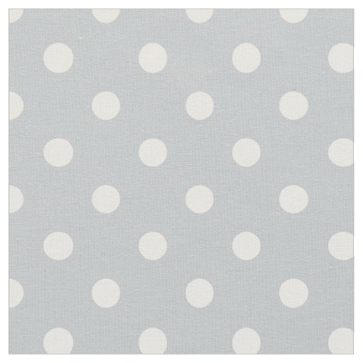 Gray & White Dots | Fabric