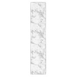 Gray White Marble Stone Pattern Table Runner