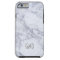 Gray & White Marble Stone Print