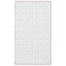 Gray/White Natural Christmas & Cardinal Red Border