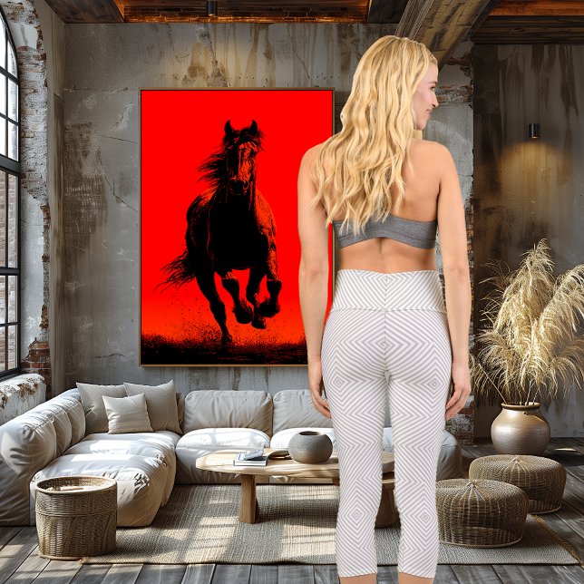 Gray & White Optical Line | Modern Geometric Capri Leggings (Creator Uploaded)