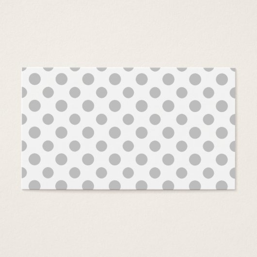 Gray White Polka Dots Pattern (Front)