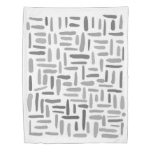 Gray White simple minimalist patterned