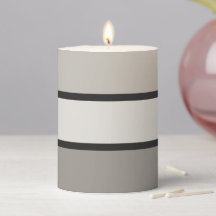 Gray & White Striped