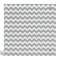 Gray Wht Chevron Aqua Quatrefoil 3 Monogram