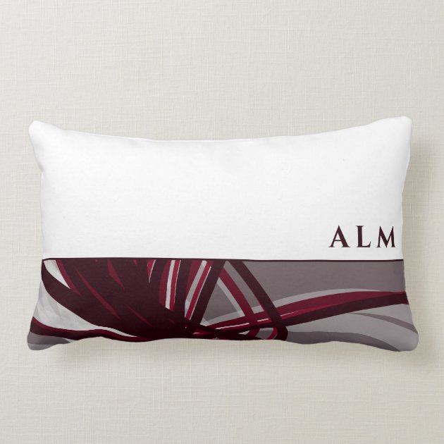 monogram lumbar pillow