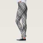 Gray Winter plaid Leggings<br><div class="desc">This pair of leggings features a trendy and warm winter charcoal and gray plaid background. This is a perfect color to match any Christmas attire.</div>