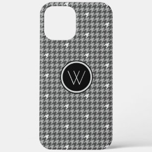 Gray with Silver Accent Houndstooth Case-Mate Case