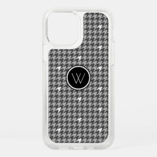 Gray with Silver Houndstooth Speck Phone Case