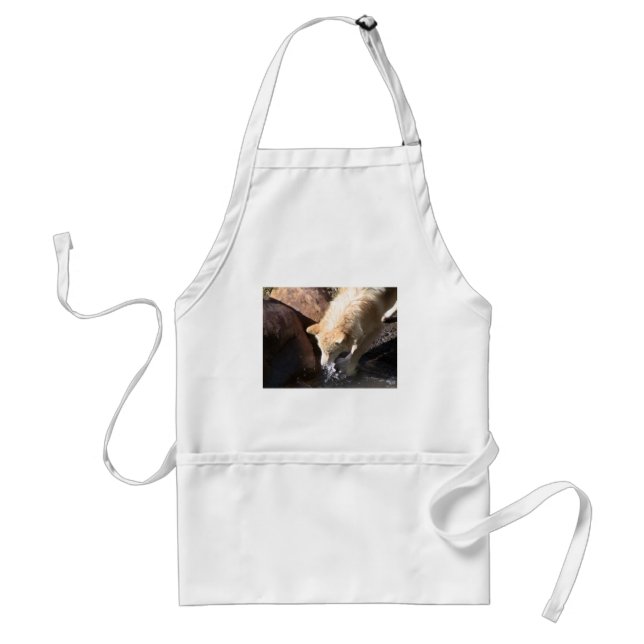 Gray Wolf Adult Apron (Front)