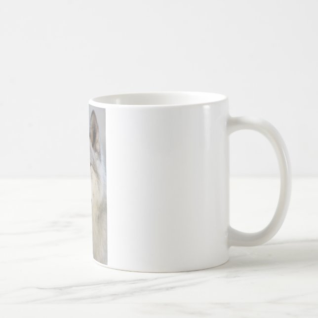 Gray Wolf Coffee Mug (Right)