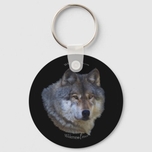 GRAY WOLF Design Wildlife Art Key_chain Keychain