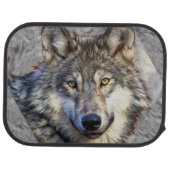 Gray Wolf Dignity Car Mat Zazzle