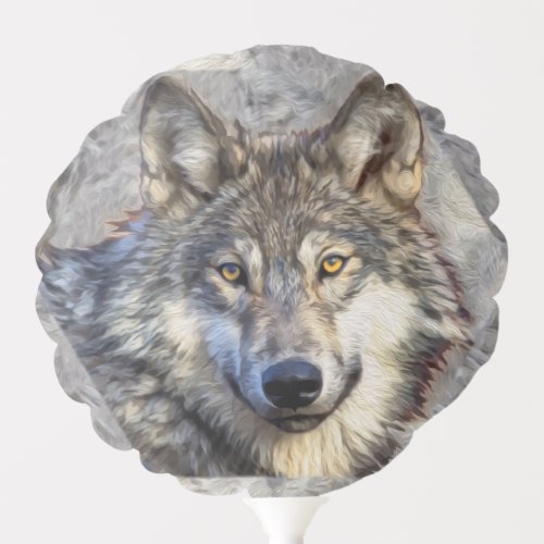 Gray Wolf Dignity v4 Balloon