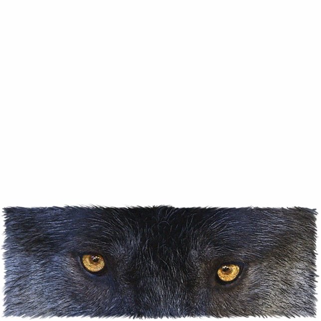 GRAY WOLF EYES (sculpted) Wildlife Gift Item Cutout (Front)