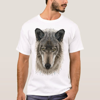 Gray Wolf, Grey Wolf, Wolf, Wolves, Wolf Face T-Shirt