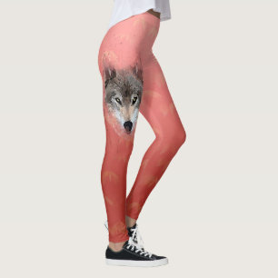 Gray Wolf Leggings