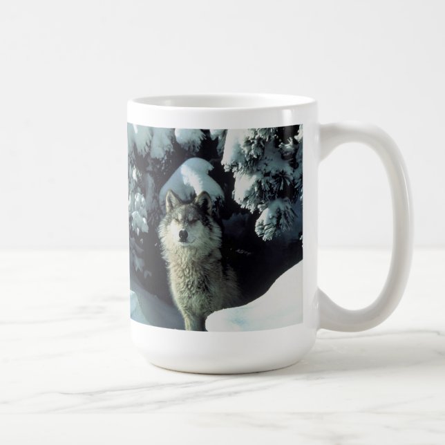 Gray Wolf Mug (Right)