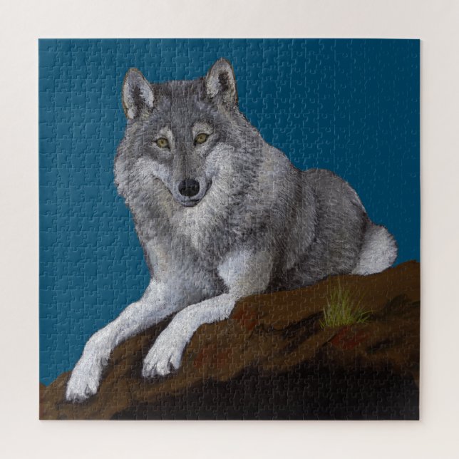 Gray Wolf Puzzle (Vertical)
