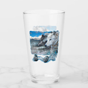 Gray Wolf SENTINEL WOLVES Glass